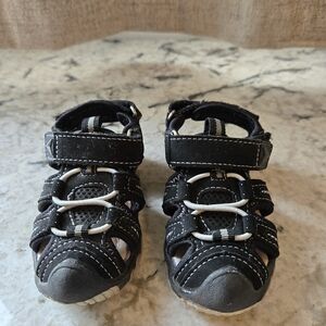 Children's Black Adventure Sandals